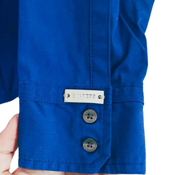 Express Essentials Women’s Button Down Shirt (multiple colors available) - Picture 3 of 4